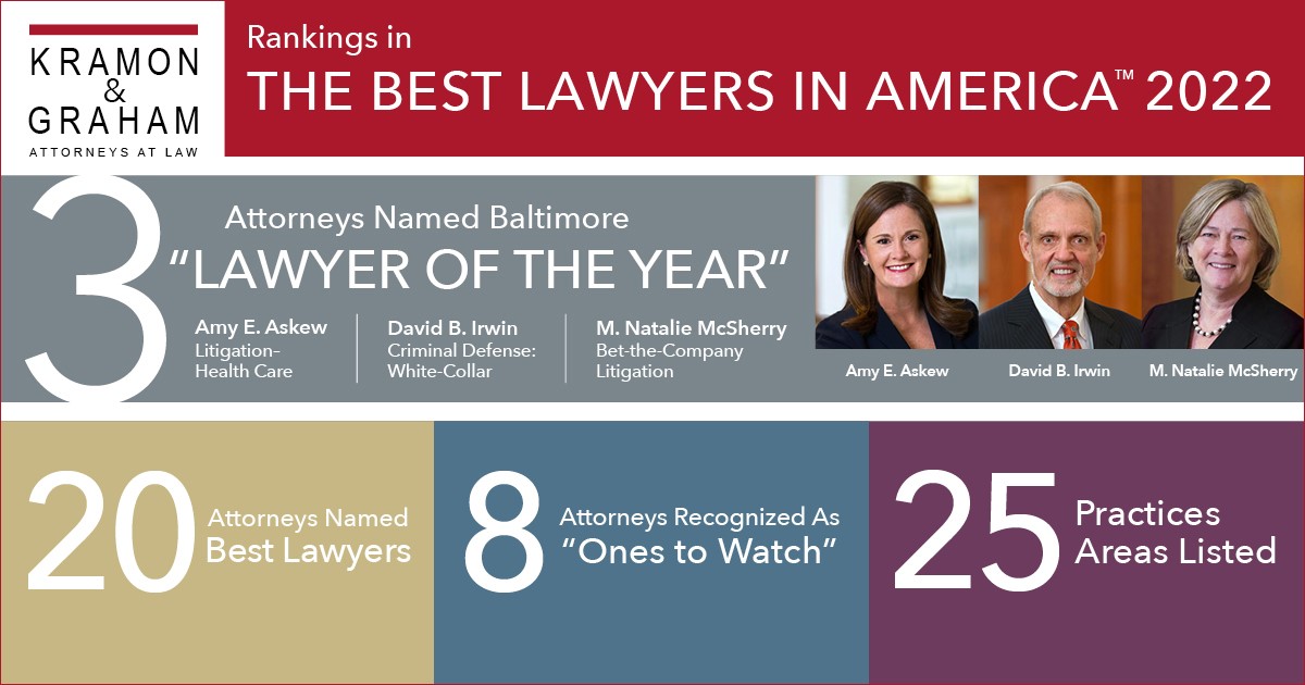 Best Lawyers in America names three Kramon & Graham attorneys